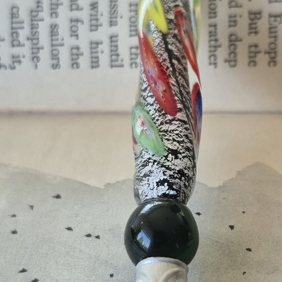 Vintange Murano Twisted  Galss Dip Nib Pen - Picture 6 of 10